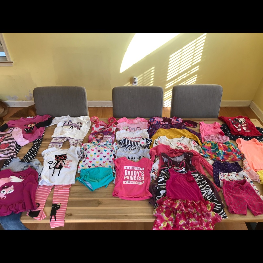 Lot of Toddler Girls 3T Clothes